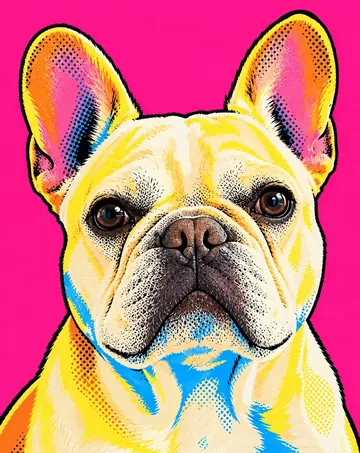 Pop Art pet portrait example